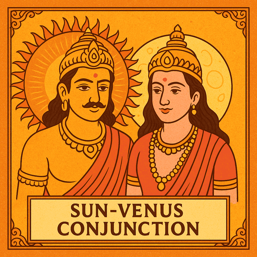 Sun and Venus Conjunction